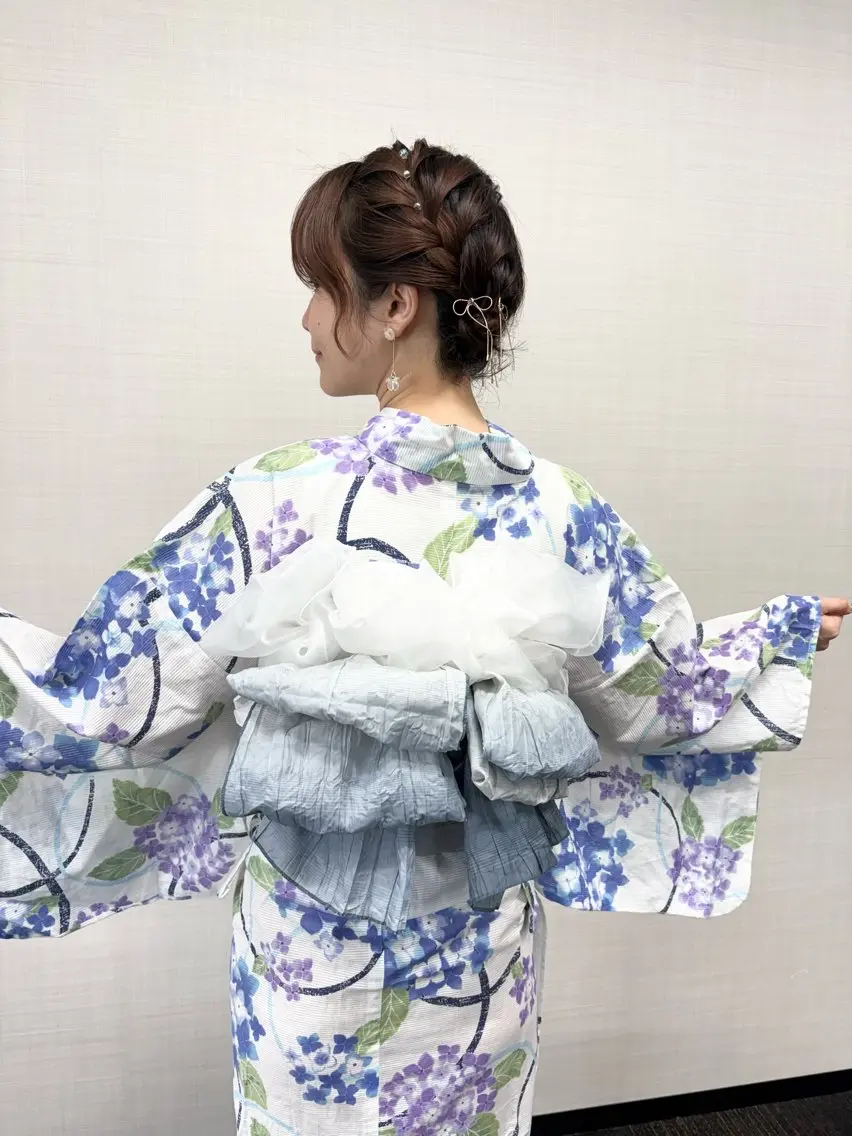 ヘアアレンジ 浴衣 ヘアセット ヘアサロン ミカヅキのヘアスタイル