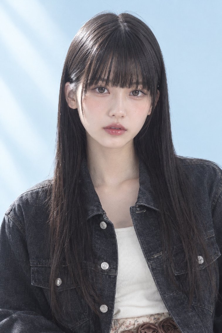 ロング カット ヘアカラー エクステ しもかわ かほのヘアスタイル