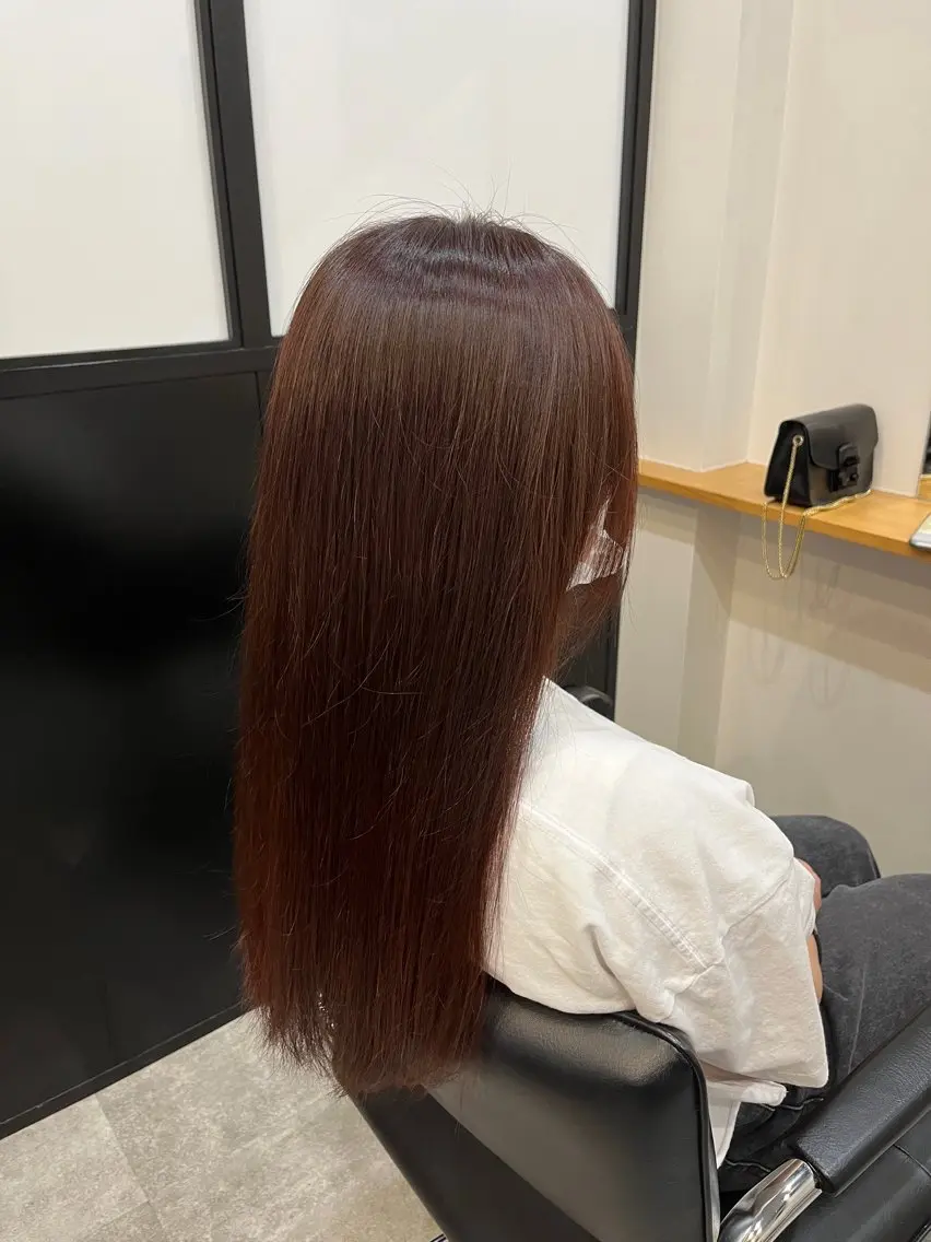 ロング カラー ヘアカラー 岩佐 篤武のヘアスタイル