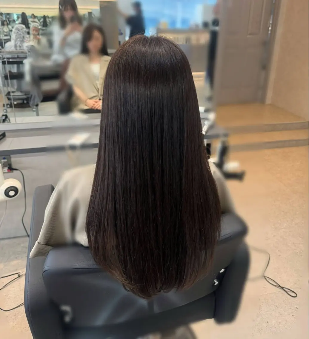 ロング カット ヘアカラー Riko🩶仙台｜ メンズ募集/艶髪🫧のヘアスタイル