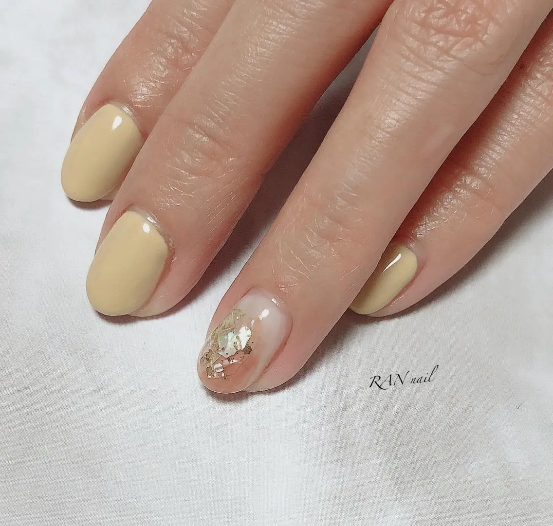 ネイル ジェルネイル キラキラネイル ミラーネイル オフィスネイル パラジェル ハンドネイル フットネイル RAN nailのネイルデザイン