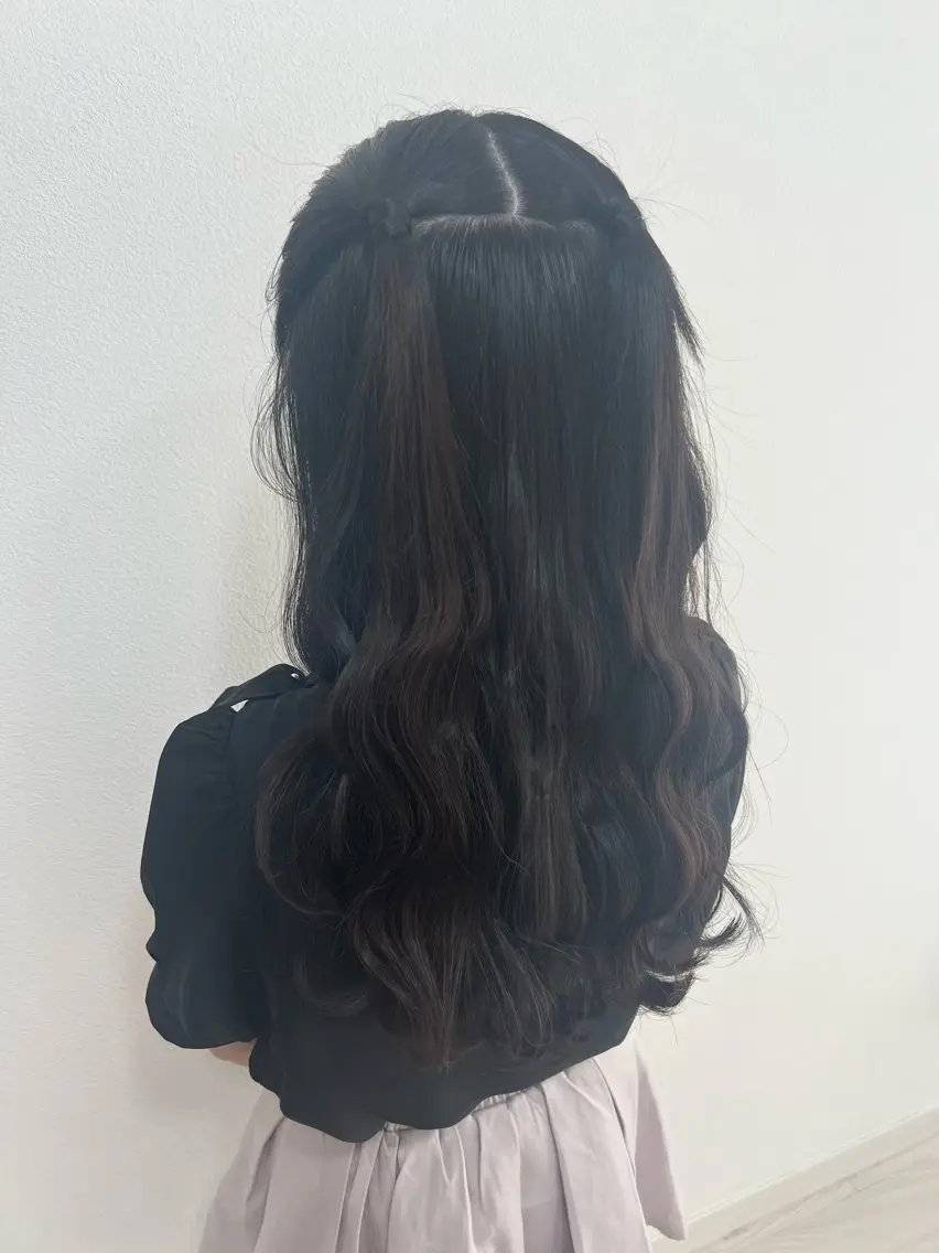 ロング ヘアアレンジ 大羅 海比のヘアスタイル