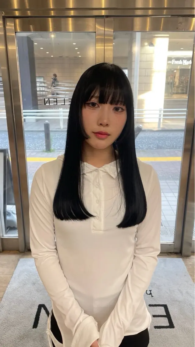 ロング カラー&縮毛 kotojiのヘアスタイル