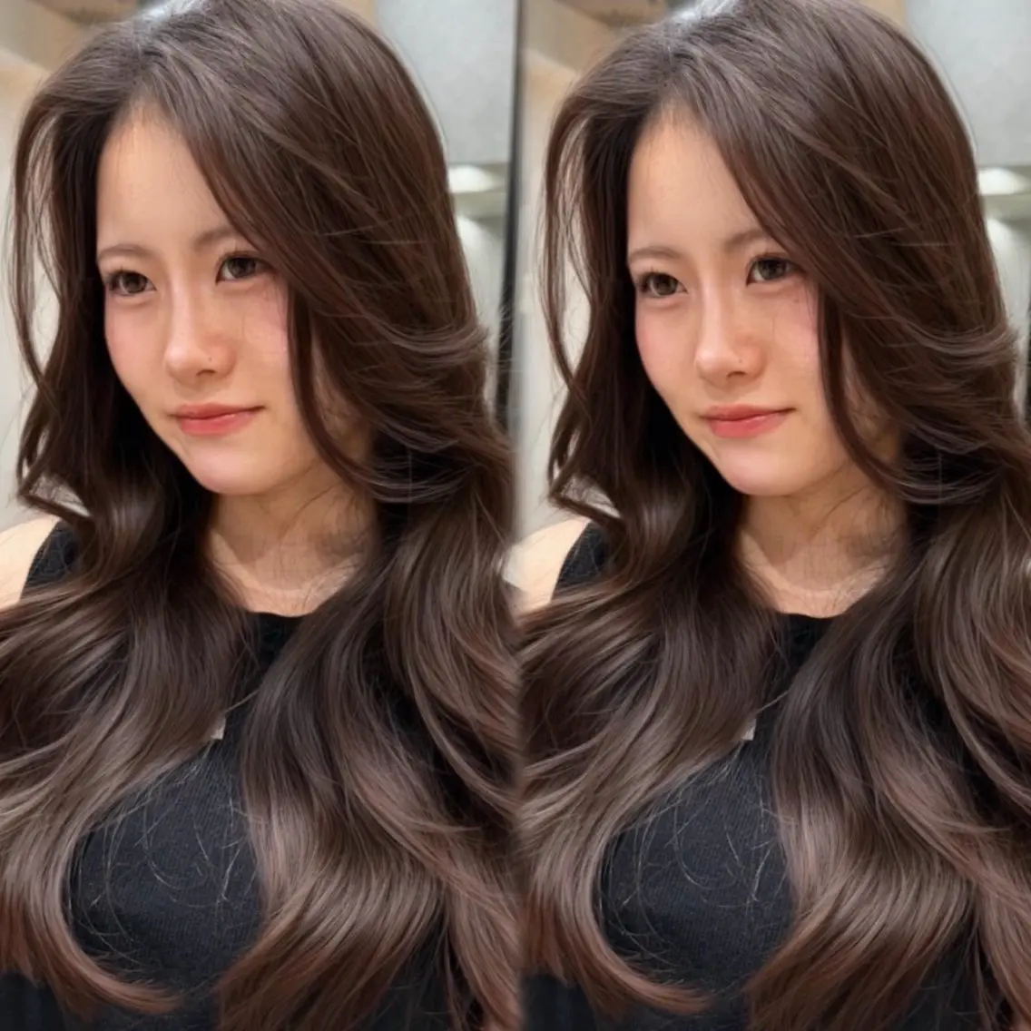ロング カラー ヘアカラー トリートメント RAF/髪質改善 エミのヘアスタイル