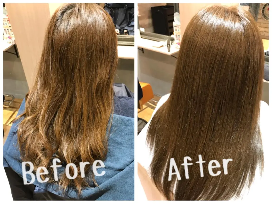 ロング カラー イルミナカラー トリートメント ☻BRAVE柏東口店 わたなべ りこ☻のヘアスタイル