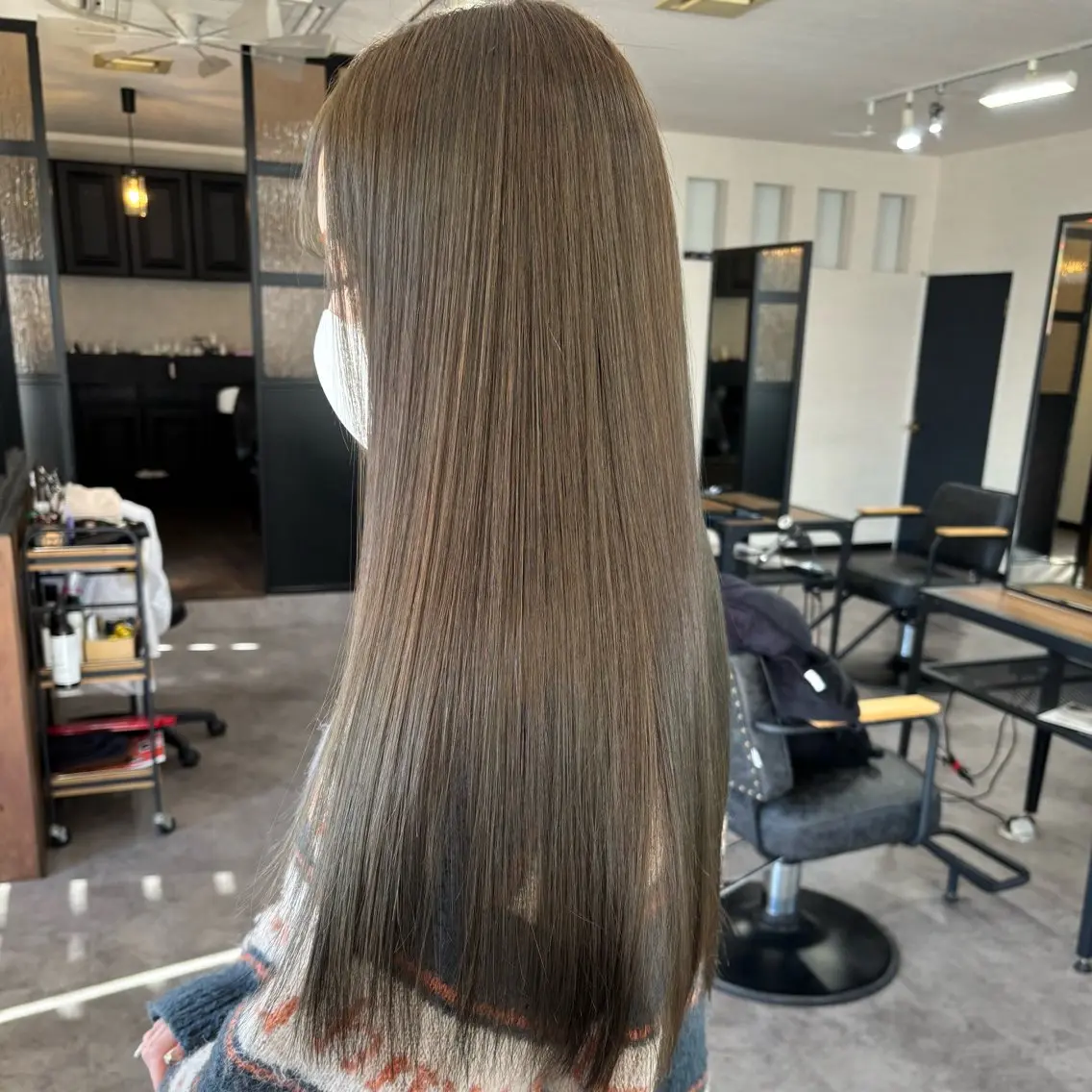 ケアカラー  ＋　トリートメントの写真