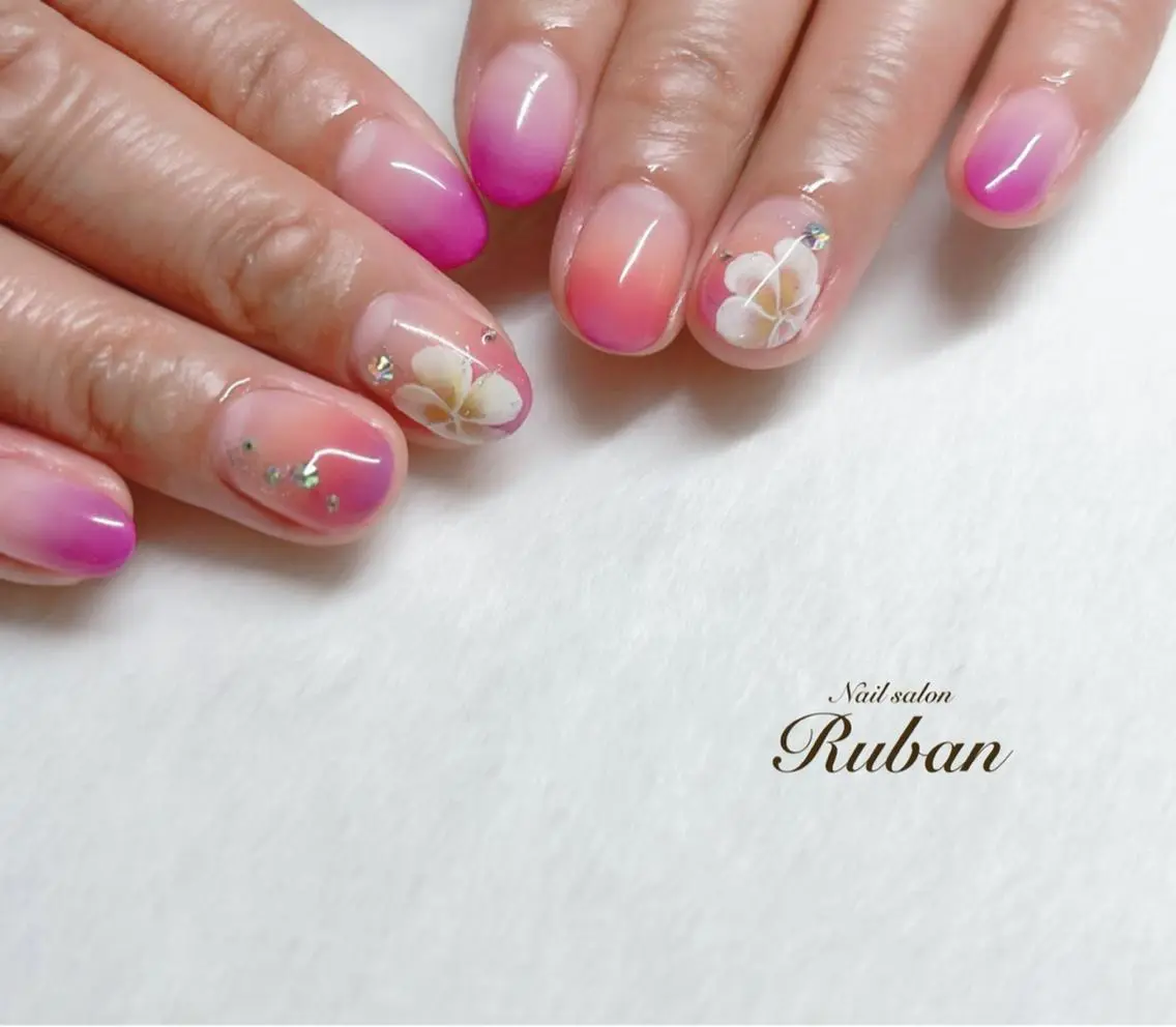 ネイル 夏ネイル Nail salon Rubanのネイルデザイン