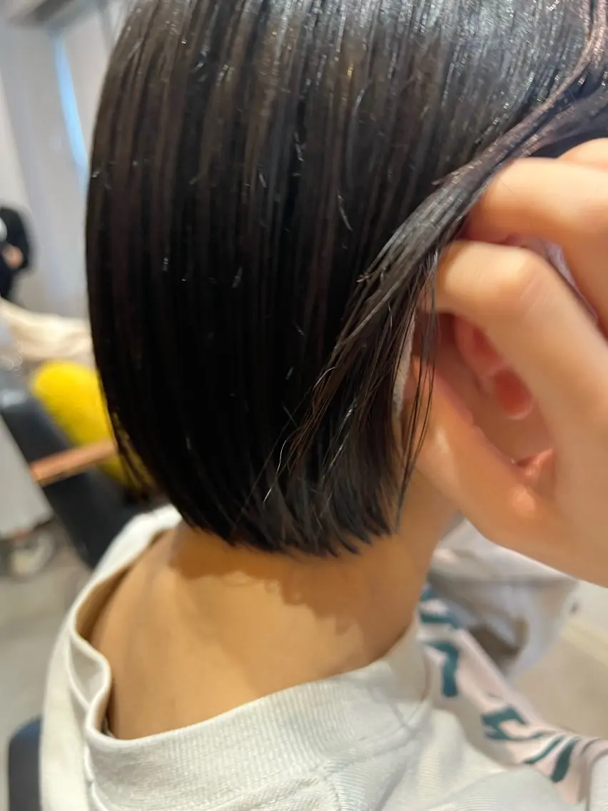 ショート 池田理紗/メンズ カット/ミニボブのヘアスタイル