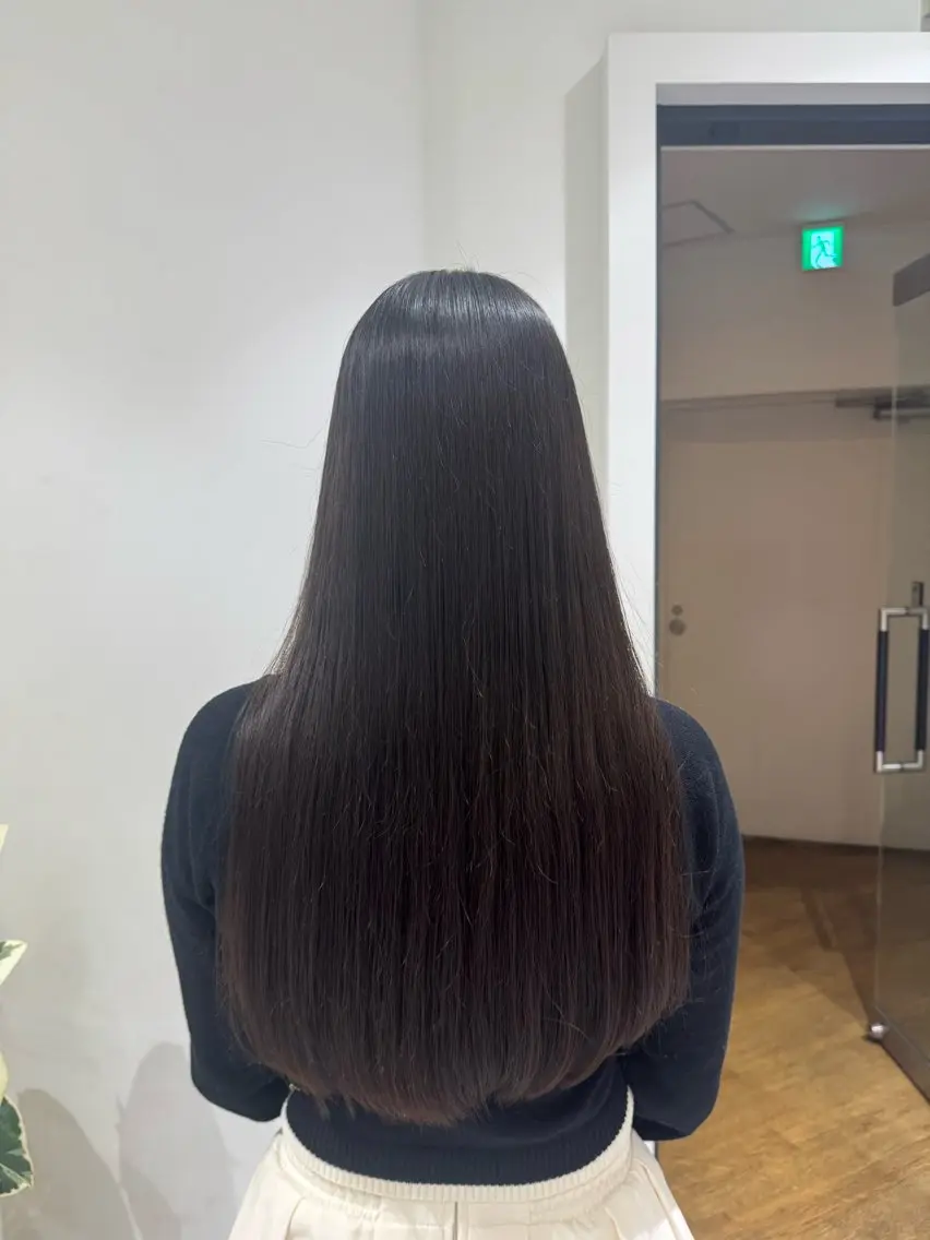 ロング 佐々木 悠安のヘアスタイル