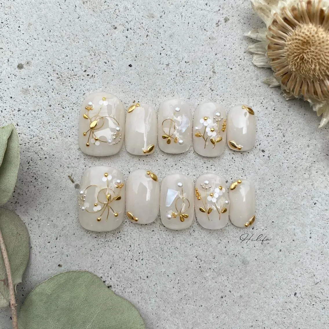 ネイル ネイルチップ ブライダルネイル Nail Adore.のネイルデザイン