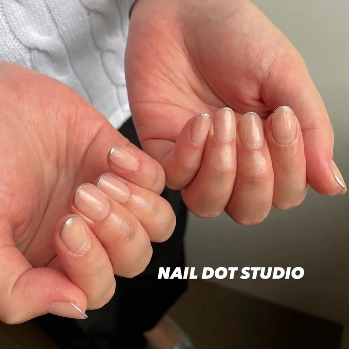 ネイル フレンチネイル NAIL DOT STUDIO堺筋本町のネイルデザイン