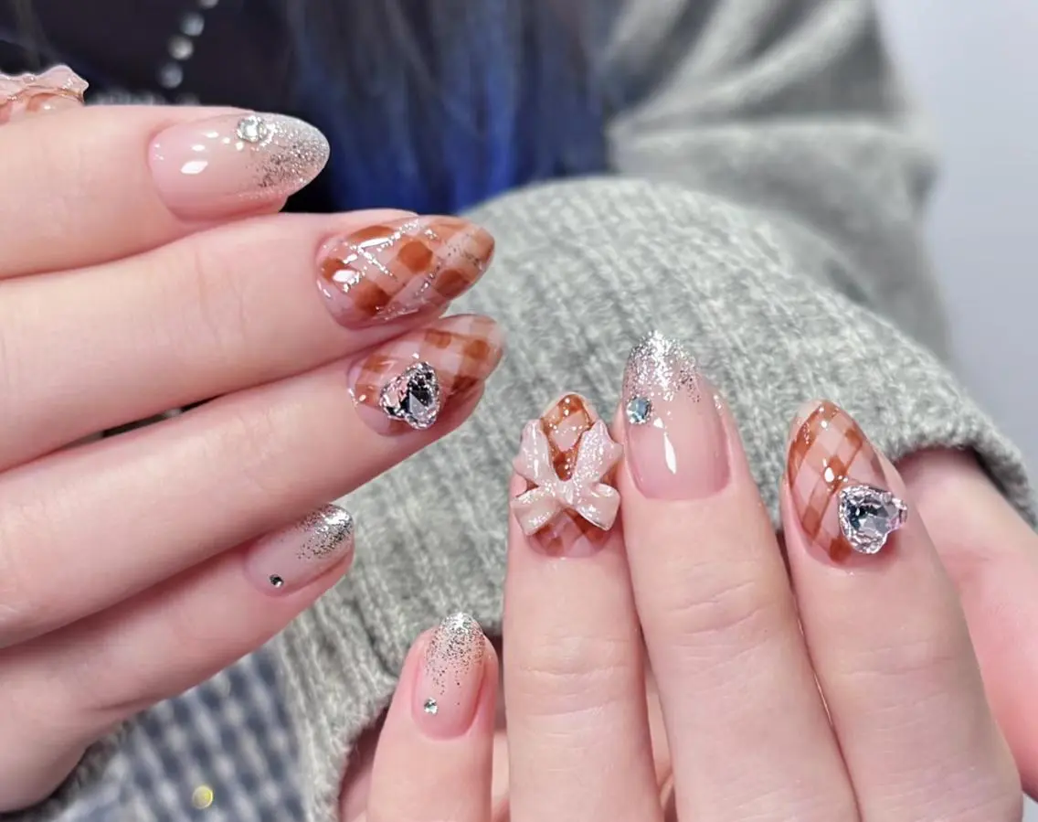 ネイル ハンドネイル 🎀 KiKi_nailのネイルデザイン