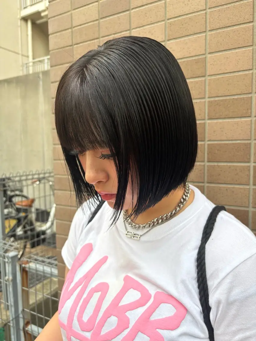 ミディアム ✂︎ボブ・ショート カット✂︎TAKEのヘアスタイル