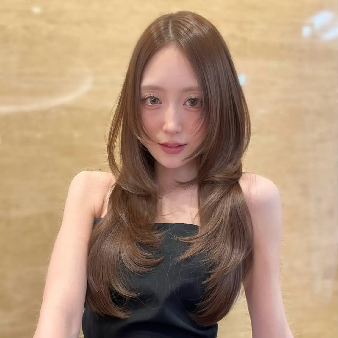 ロング カラー ベージュカラー ヘアカラー 新宿🌙 Maoのヘアスタイル