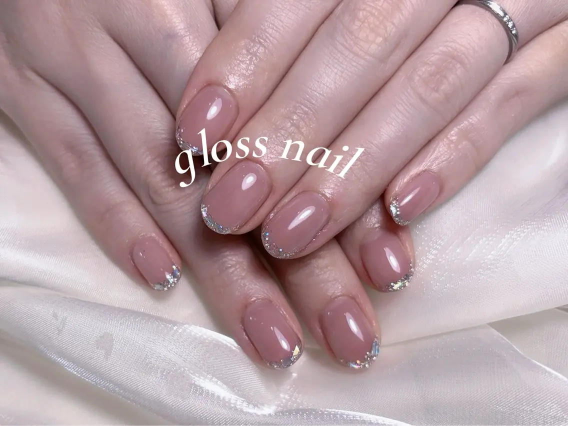 ネイル テンニン💞 gloss nailのネイルデザイン