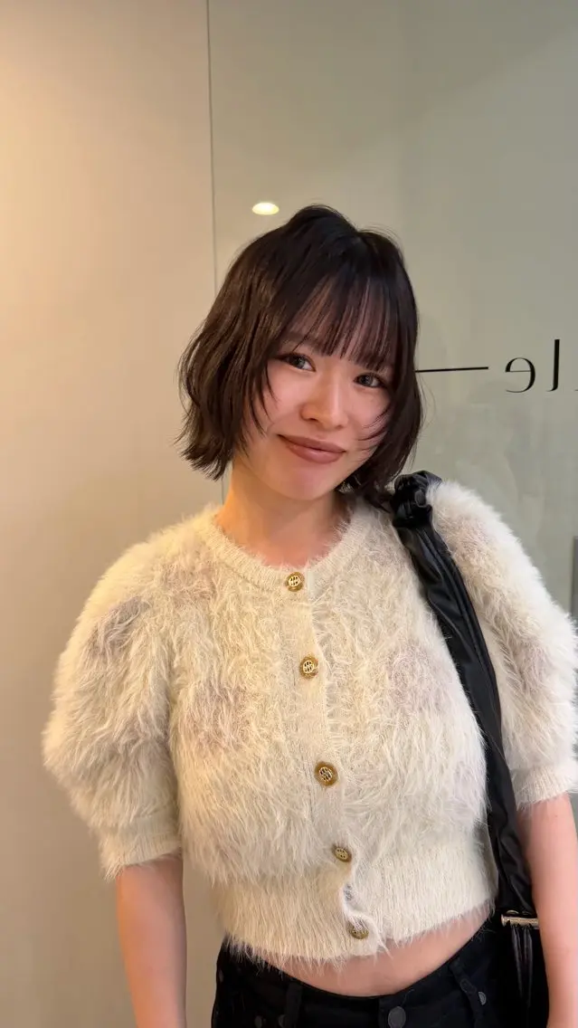 ショート カット momoka Jr.stylistのヘアスタイル