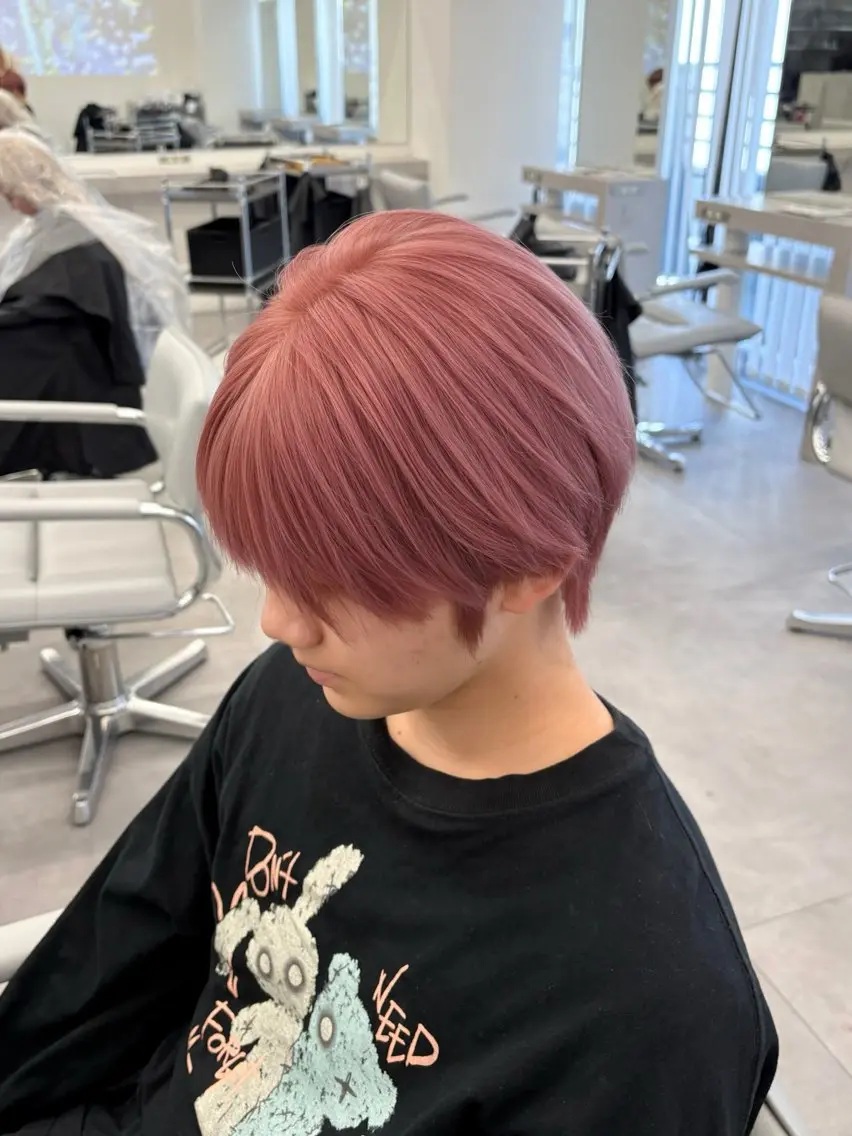 カラー メンズ カット ヘアカラー 🍀透明感ナチュラル カラー🍀じゅんのヘアスタイル