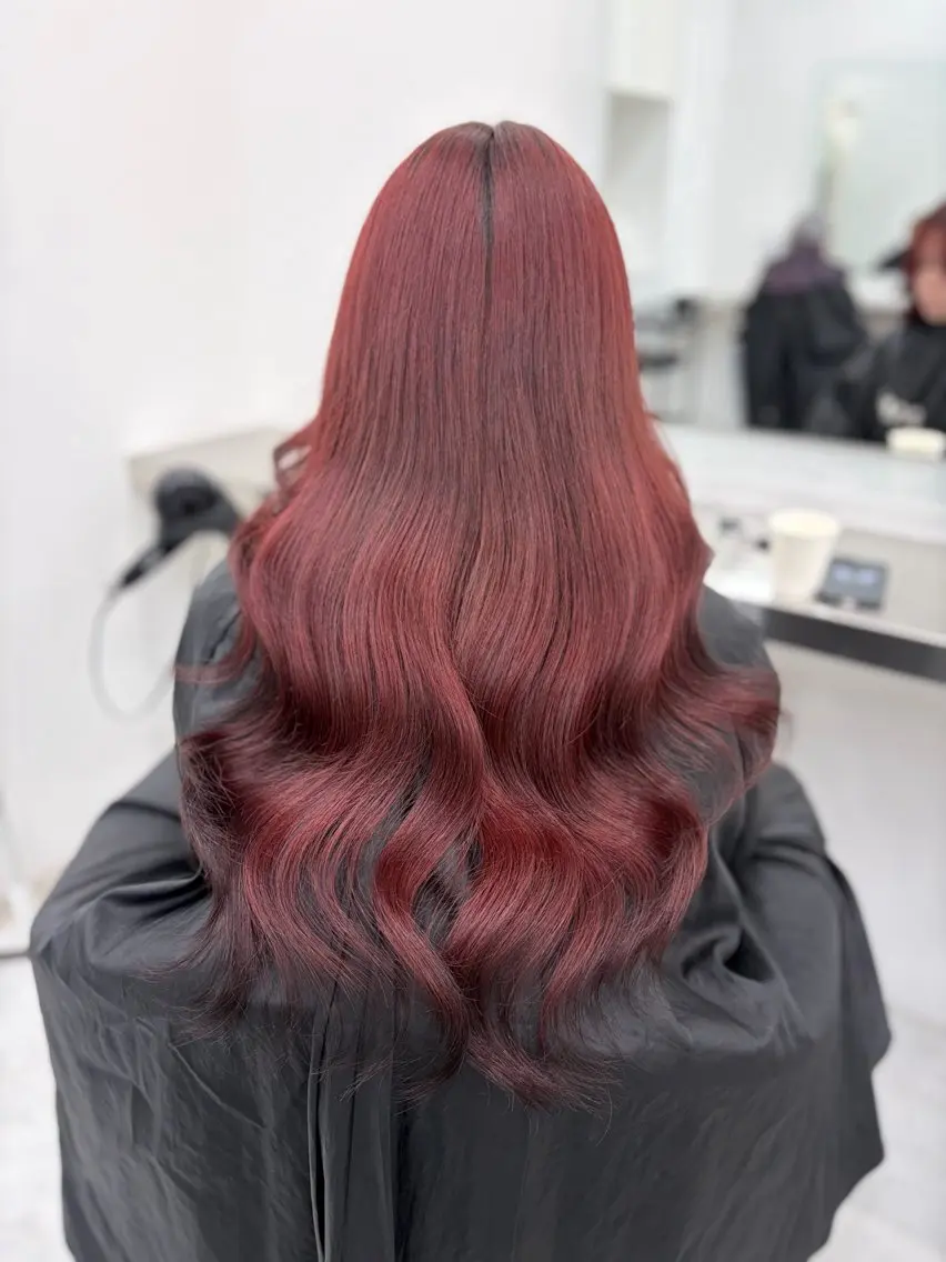 ロング 🍒韓国y2k暖色 NO.1🍒REAのヘアスタイル