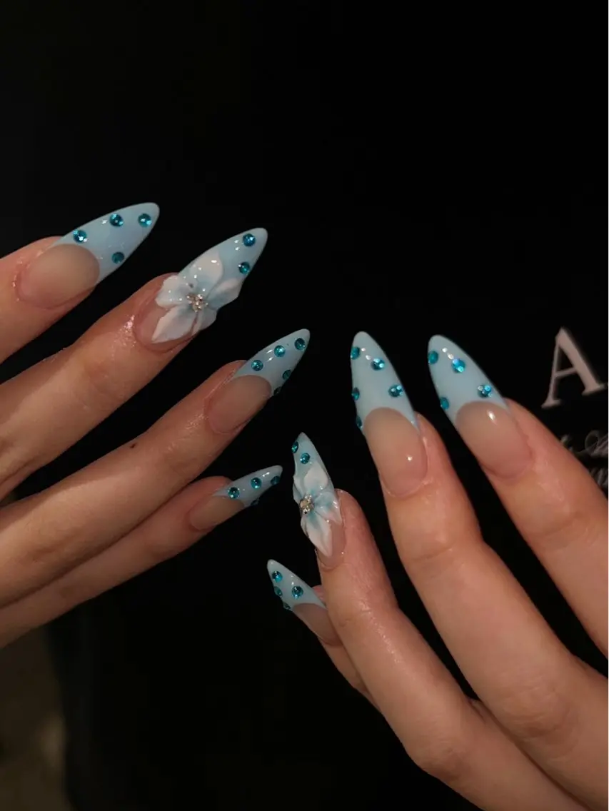 ネイル 韓国ネイル ロングネイル シンプルネイル ワンホンネイル ハンドネイル nailsby kotomiのネイルデザイン