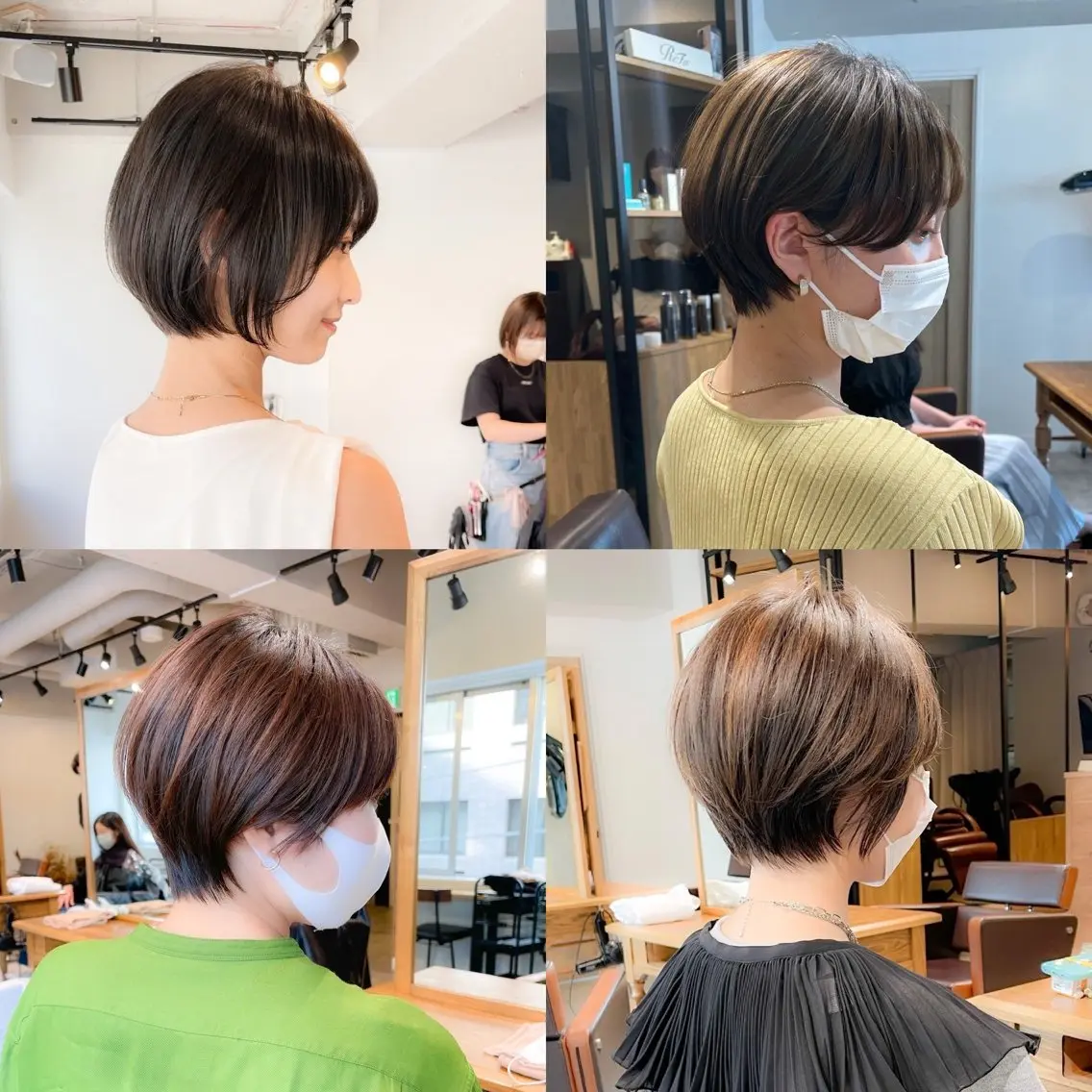ショート 水田吉亮/髪質改善/ 縮毛矯正/レイヤーのヘアスタイル