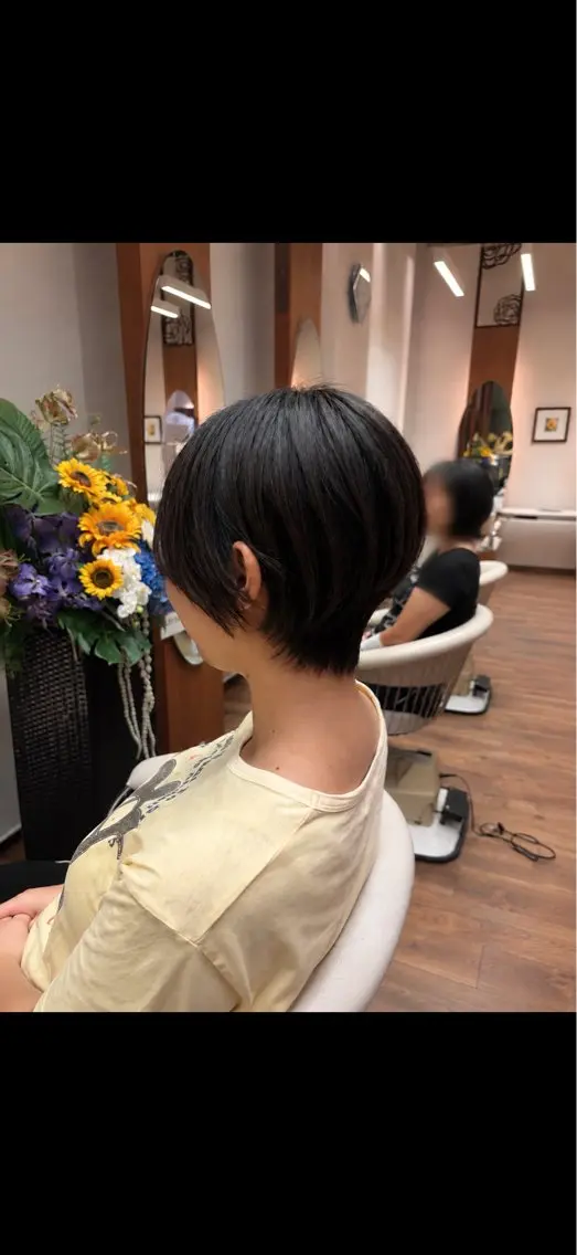 ショート ショートヘア やまもと かこのヘアスタイル