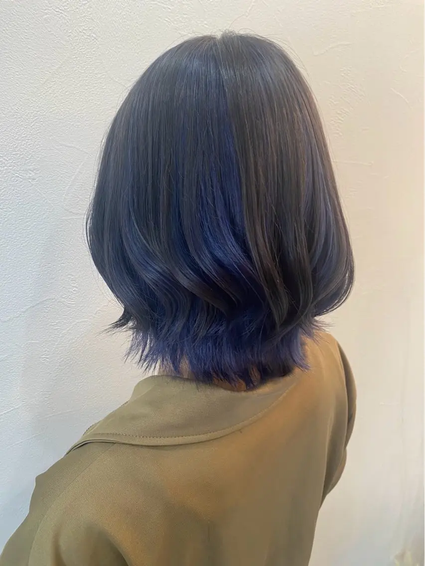 ミディアム カラー ヘアカラー 【メンズ特化】池袋 韓国スタイル飯塚のヘアスタイル