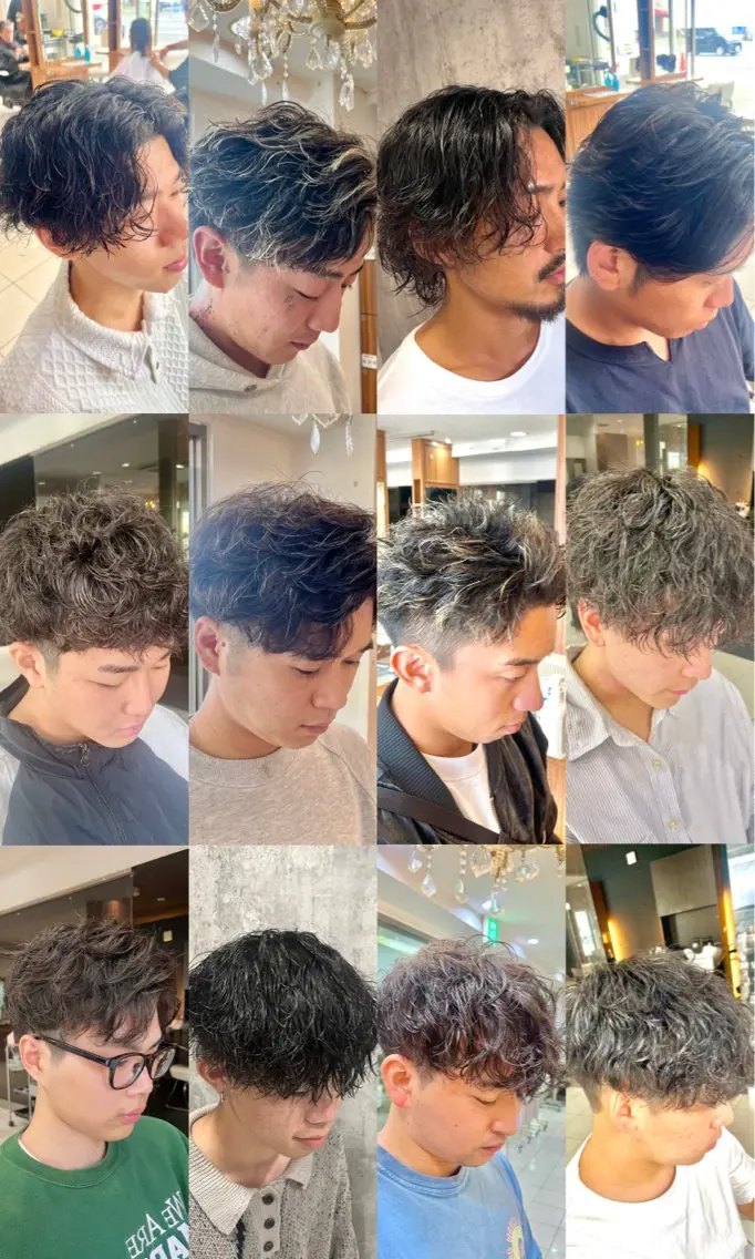 ショート カラー パーマ メンズ カット ヘアカラー パーマ 【パーマ特化美容師 】👑Yoshiyaのヘアスタイル