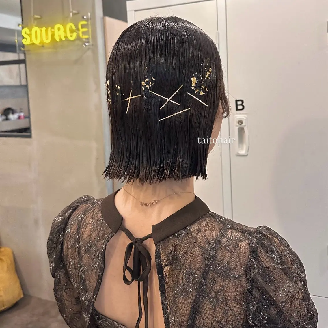 ショート カラー ヘアアレンジ ヘアセット makoto / 韓国風ヘア🎀🪄︎のヘアスタイル