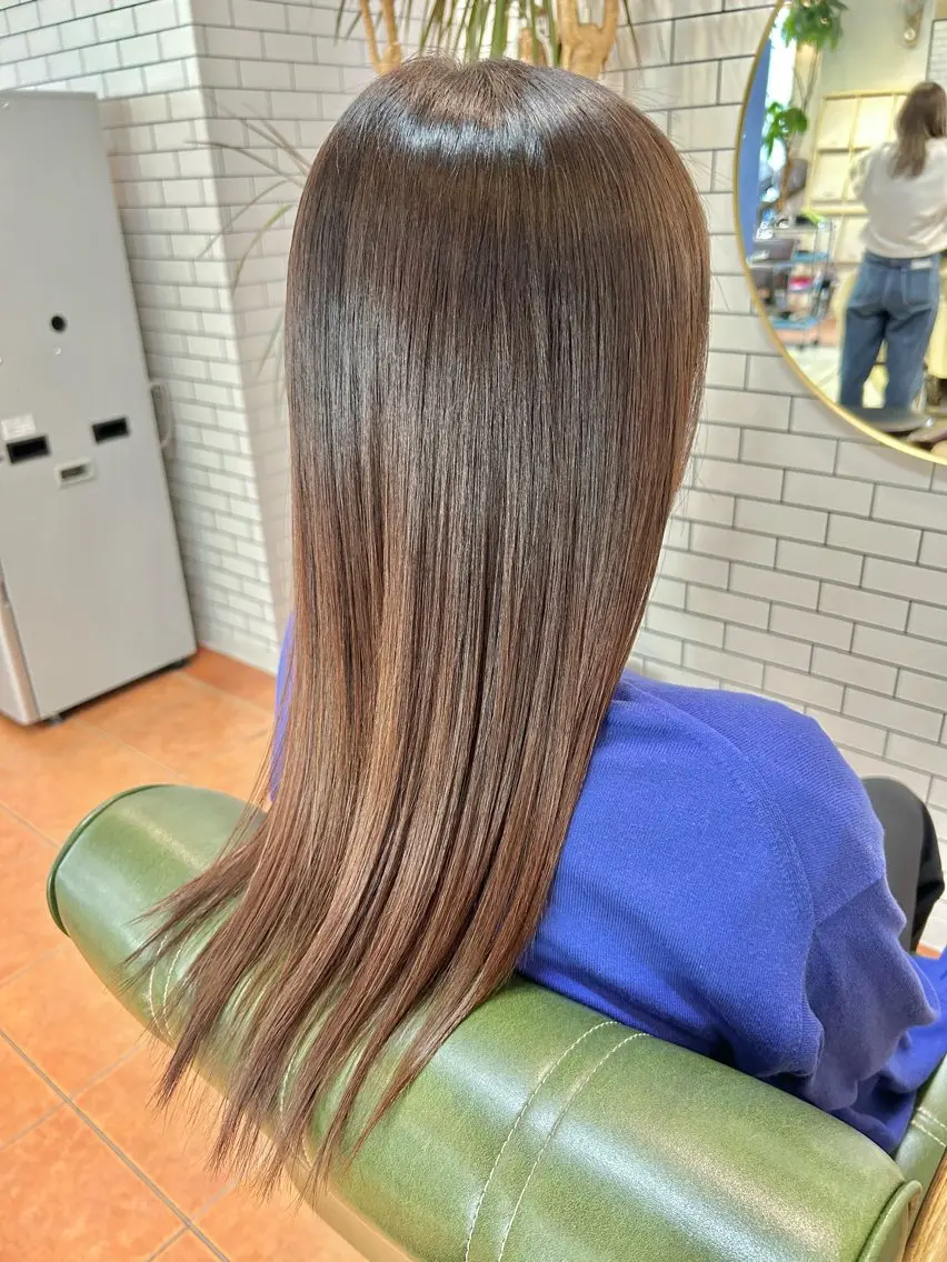 ロング カラー ヘアカラー トリートメント 石井 佑樹のヘアスタイル