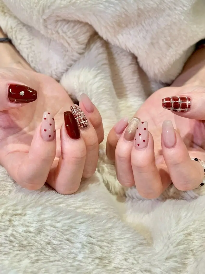 セミロング ハンドネイル welina Miyukiのネイルデザイン