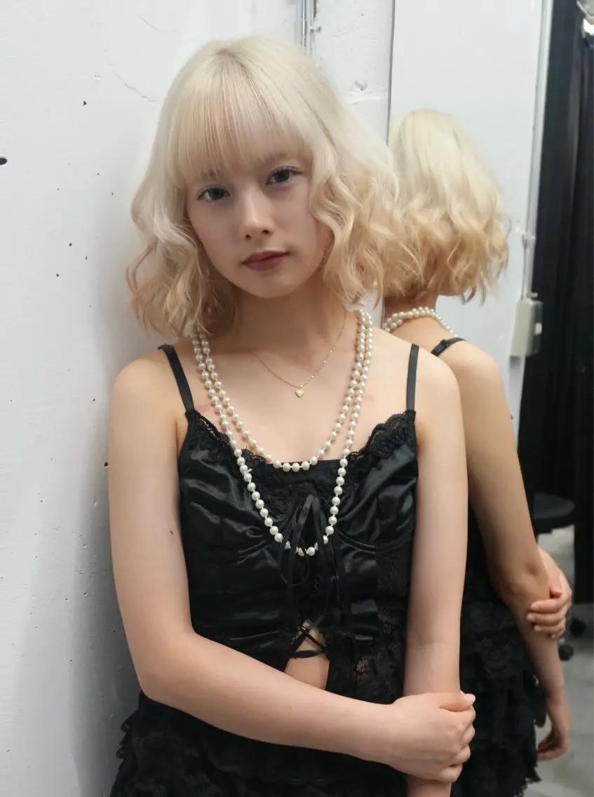 【⠀U25  】 ブリーチ2回➕color milbon treatmentの写真