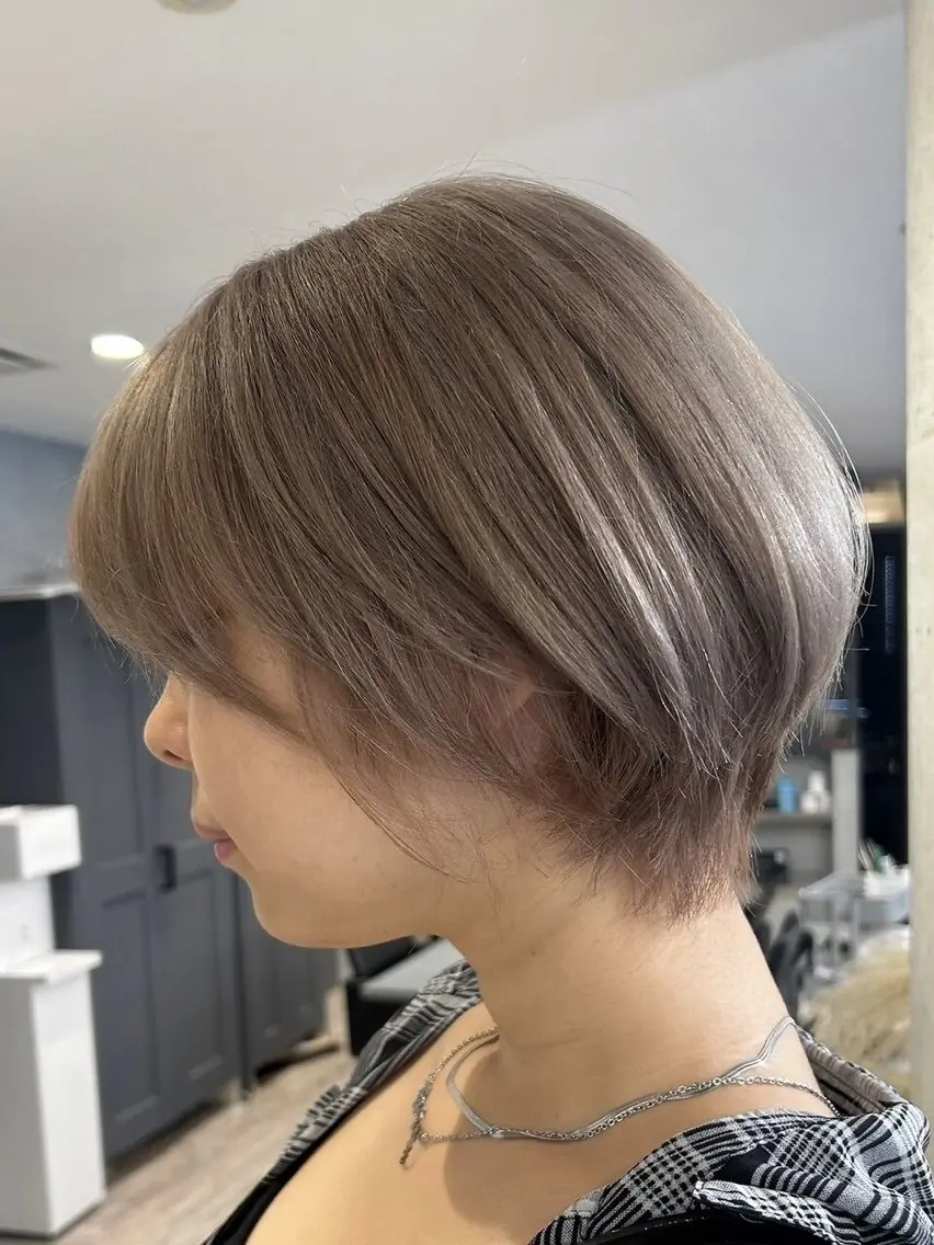 ショート ショートヘア ケアブリーチ🌟 ♢WATARU♢のヘアスタイル