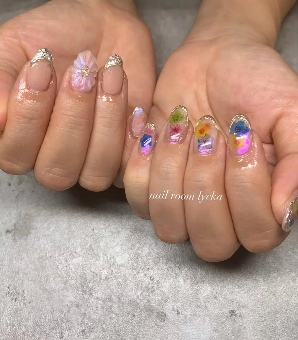 ネイル ﾈｲﾙﾙｰﾑﾘｯｶ 𝐦𝐚𝐲𝐮のネイルデザイン