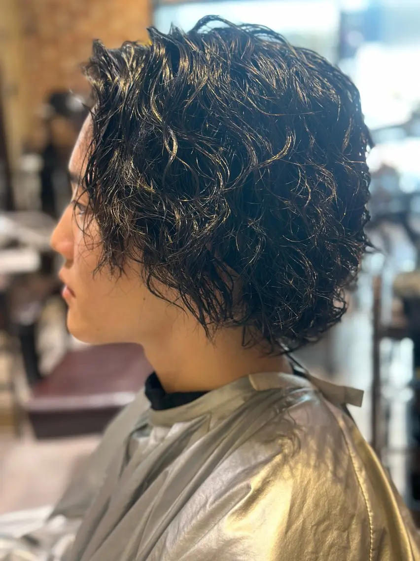ミディアム ミディアムパーマ タグチ ダイスケのヘアスタイル