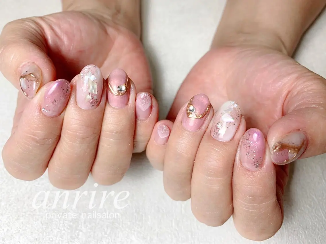 ネイル ハンドネイル nailsalon anrireのネイルデザイン