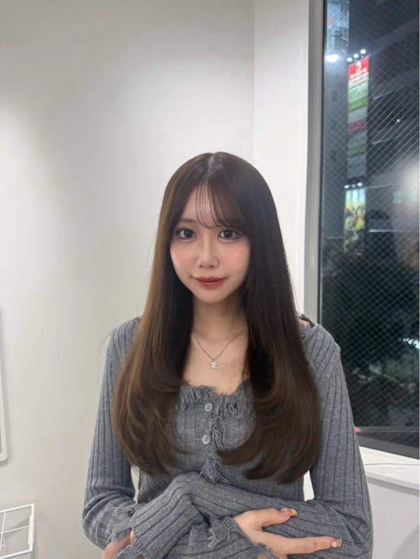カラー ヘアカラー 長野 彩夏のヘアスタイル