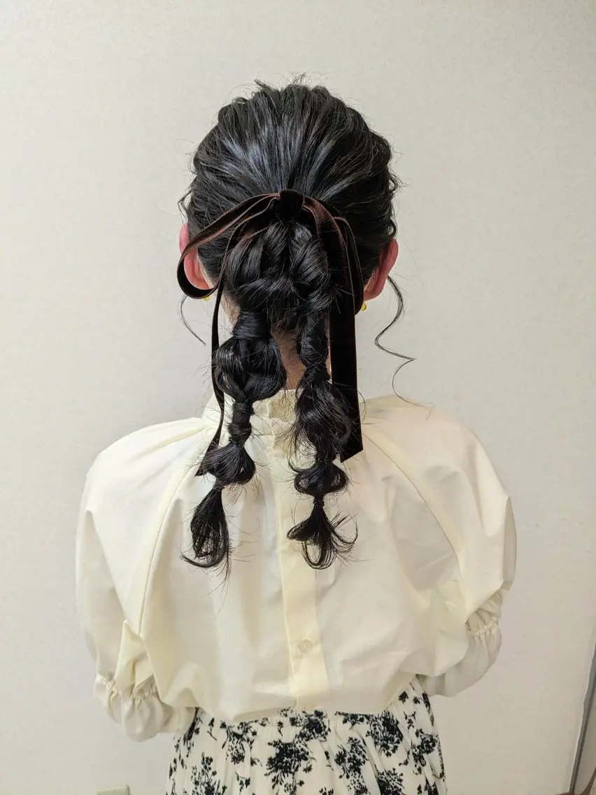 ロング ヘアアレンジ ヘアセット miku ヘアセット/着付けのヘアスタイル