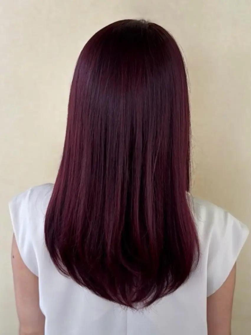 ロング ヘアカラー トリートメント . kanokoのヘアスタイル