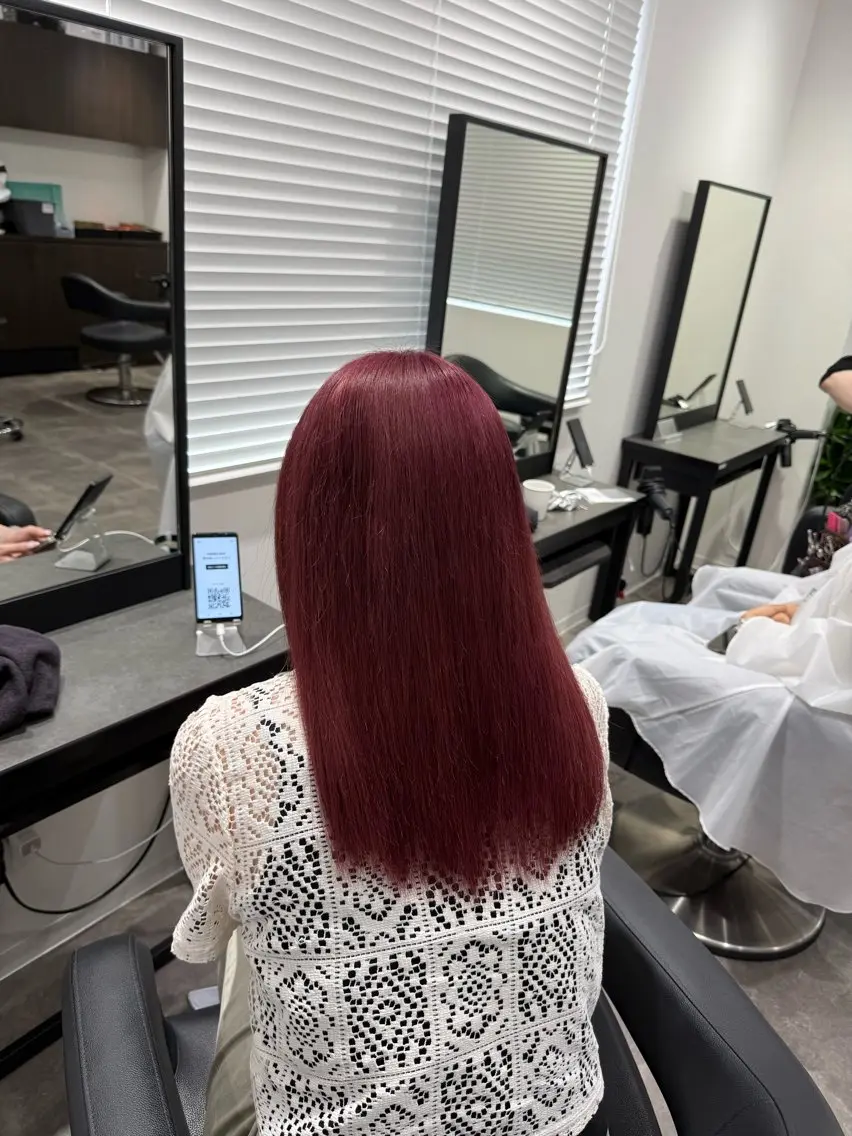 ロング カラー ヘアアレンジ ヘアカラー トリートメント ヘアセット 💗横浜美容室 💗HARUNAのヘアスタイル