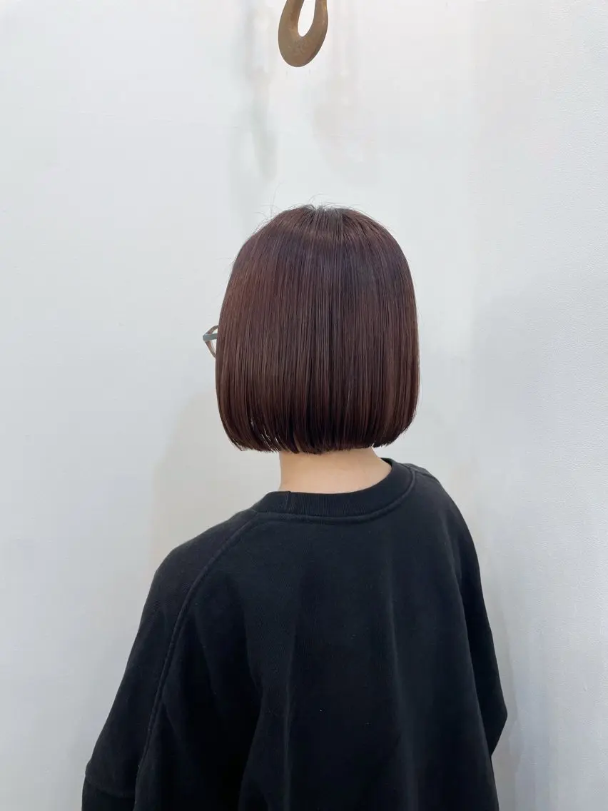 【レディースボブ~ミディアム限定】cut ✨️の写真