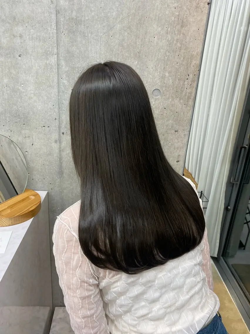 セミロング ヘアカラー 透明感color♡ Ibukiのヘアスタイル