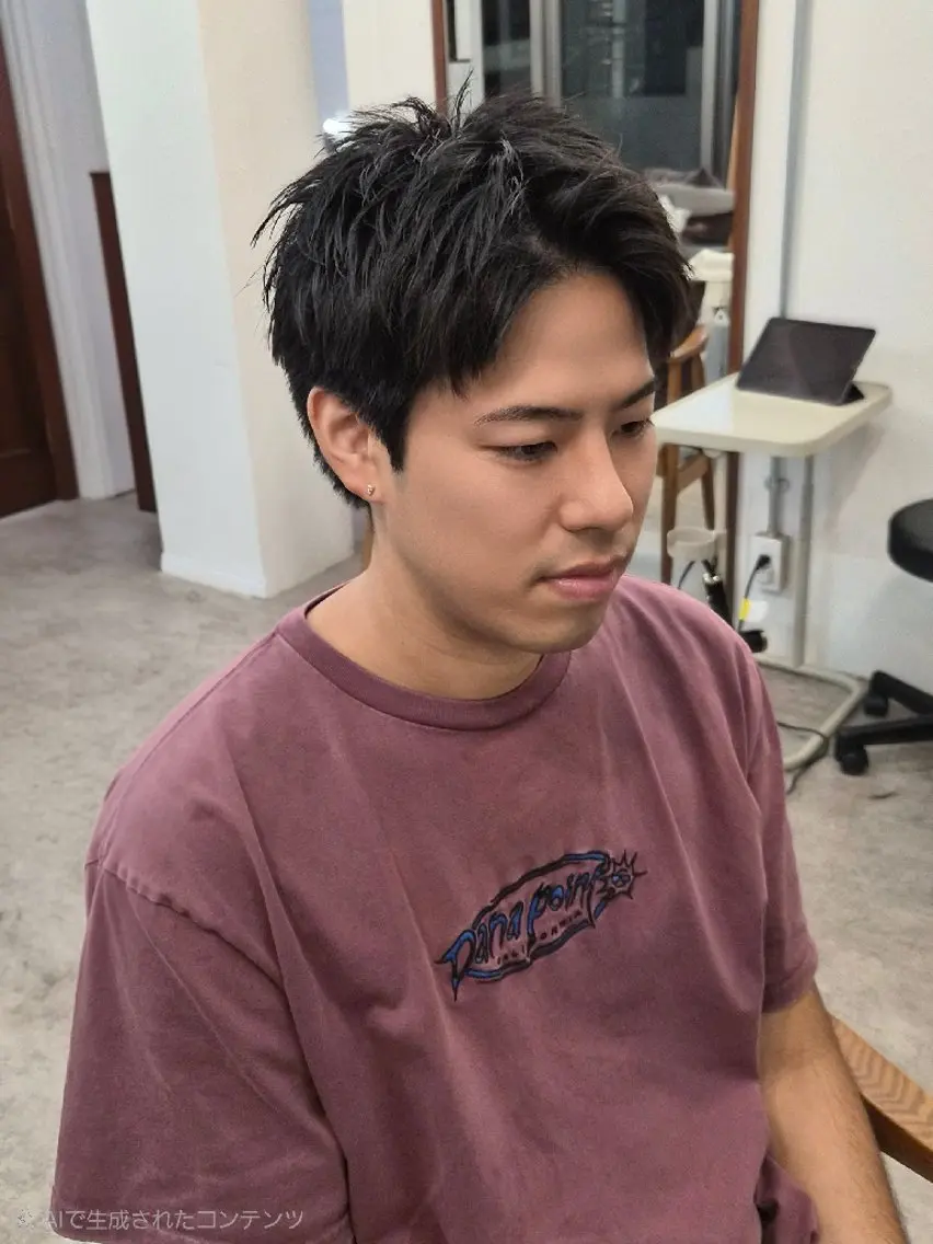 ショート メンズ 井上 日菜子のヘアスタイル