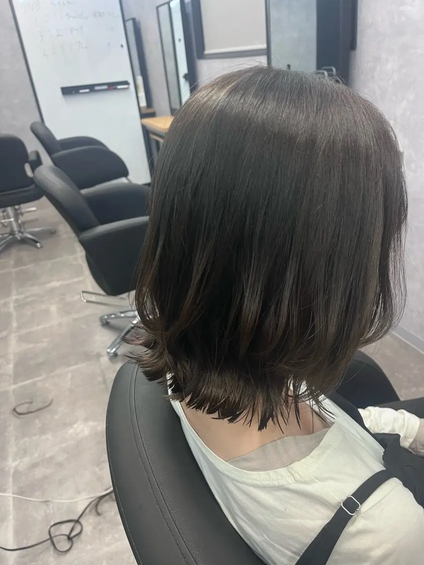 ミディアム カット 熊谷 有紗のヘアスタイル