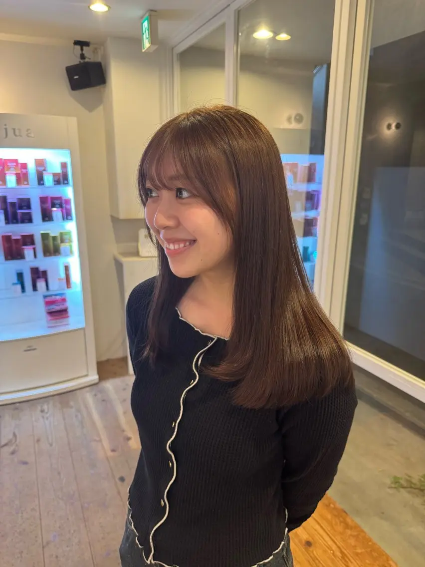 カラー ベージュカラー 【YARD.】橋本 稀乃のヘアスタイル