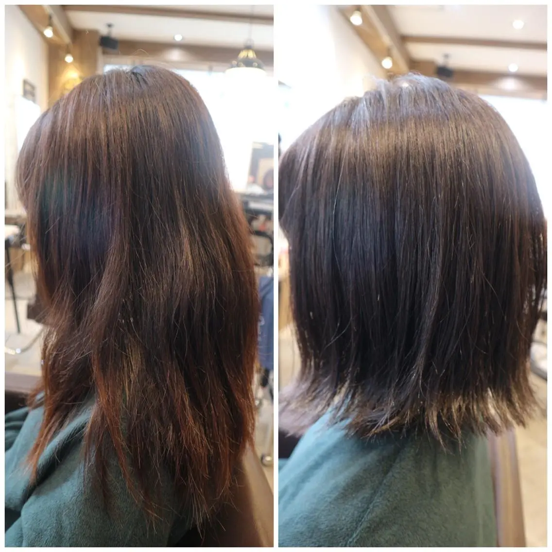 ミディアム カラー アッシュ ブリーチ ブルーカラー ブルーアッシュ ブリーチなしカラー 土屋 ゆうこのヘアスタイル