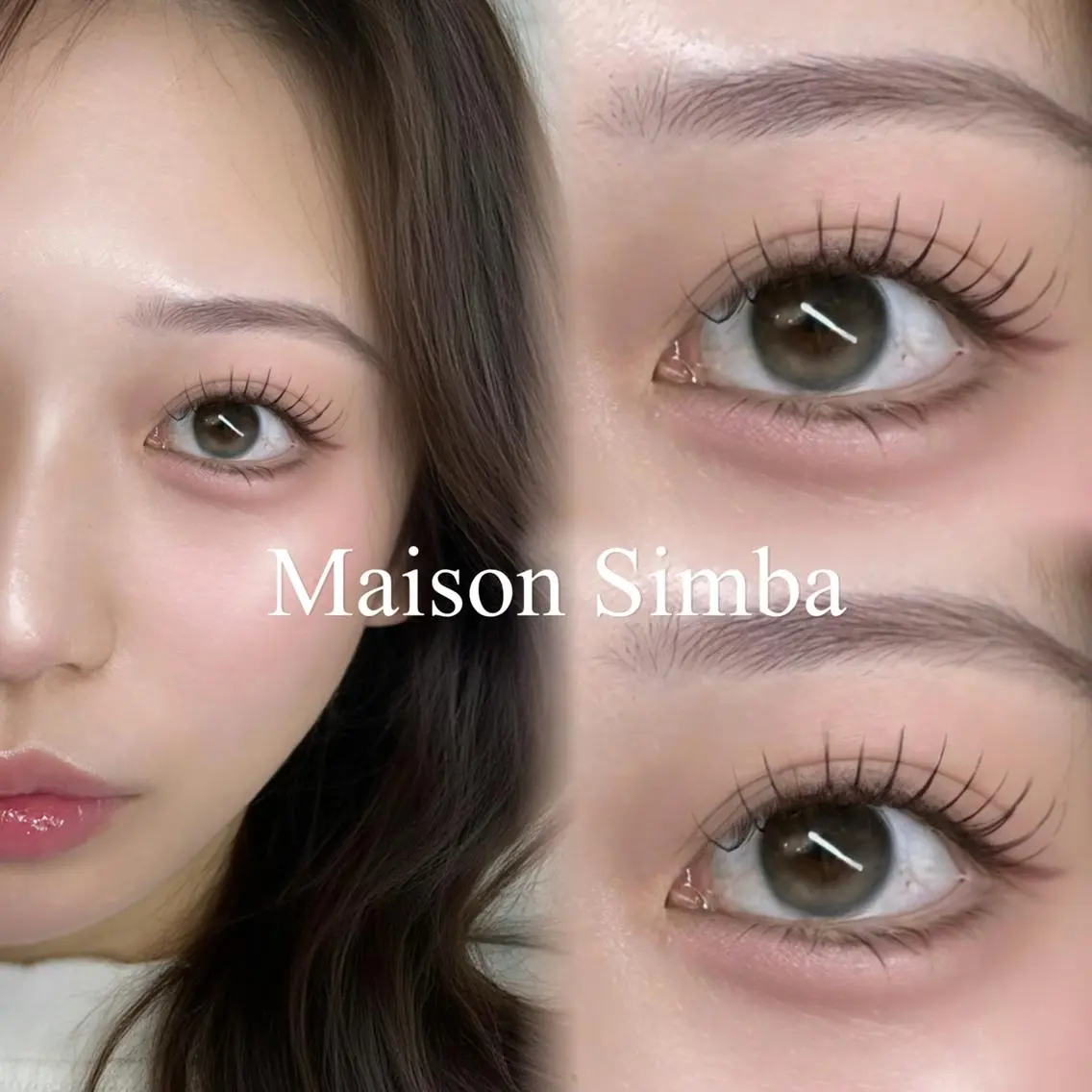 マツエク・マツパ フラットラッシュ 🎀Maison Simba🎀のマツエク・マツパデザイン