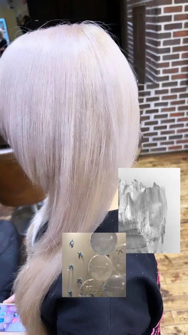 ロング ヘアカラー 透けカラー.艶髪. 梅田♡midoのヘアスタイル