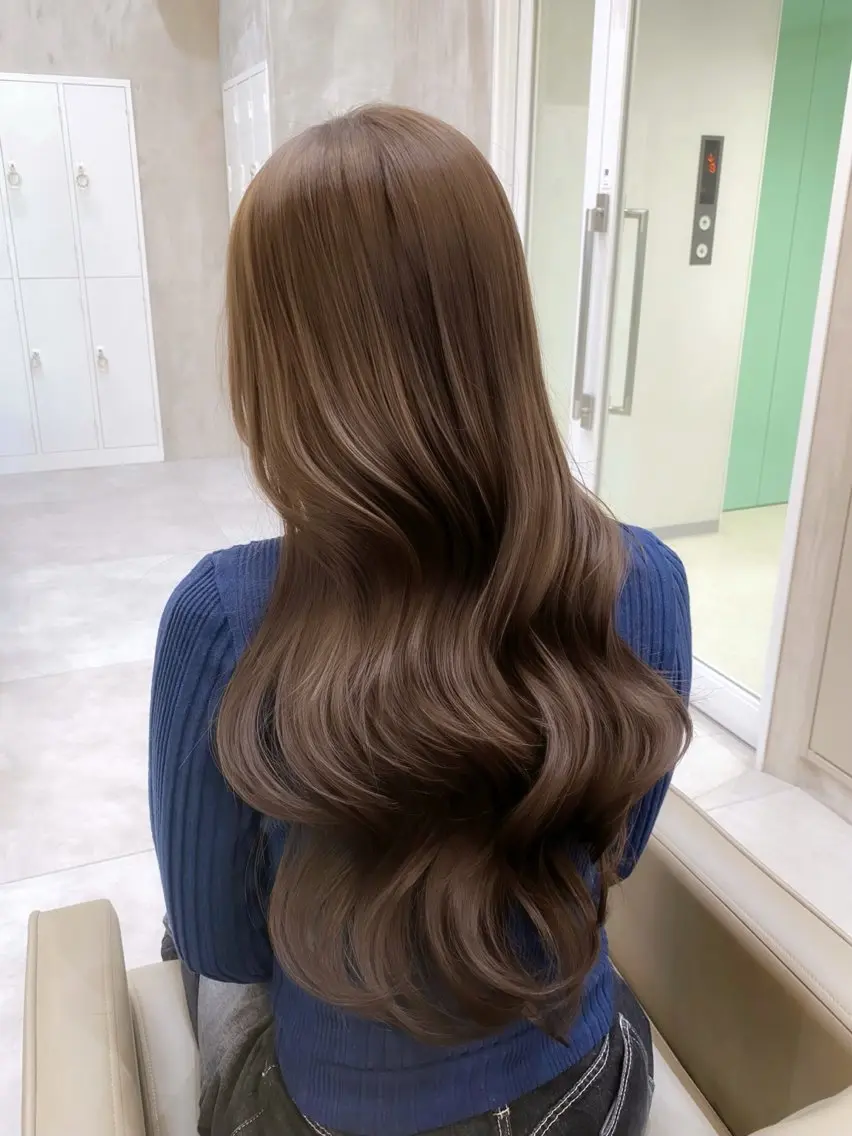 セミロング カラー ヘアアレンジ ブリーチ 透明感カラー ブリーチなしカラー ヘアカラー トリートメント ヘアセット 赤み消し🫧韓国ヘア 🫧藤岡誠也のヘアスタイル