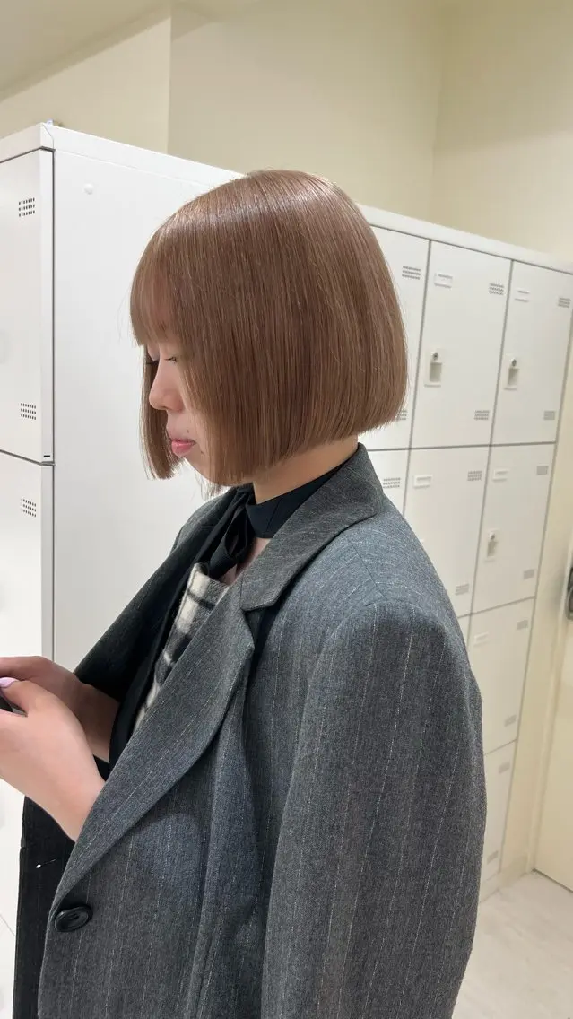 ショート カラー ヘアアレンジ カット ヘアカラー 韓国レイヤー＆ピンク 艶髪🩶maikoのヘアスタイル