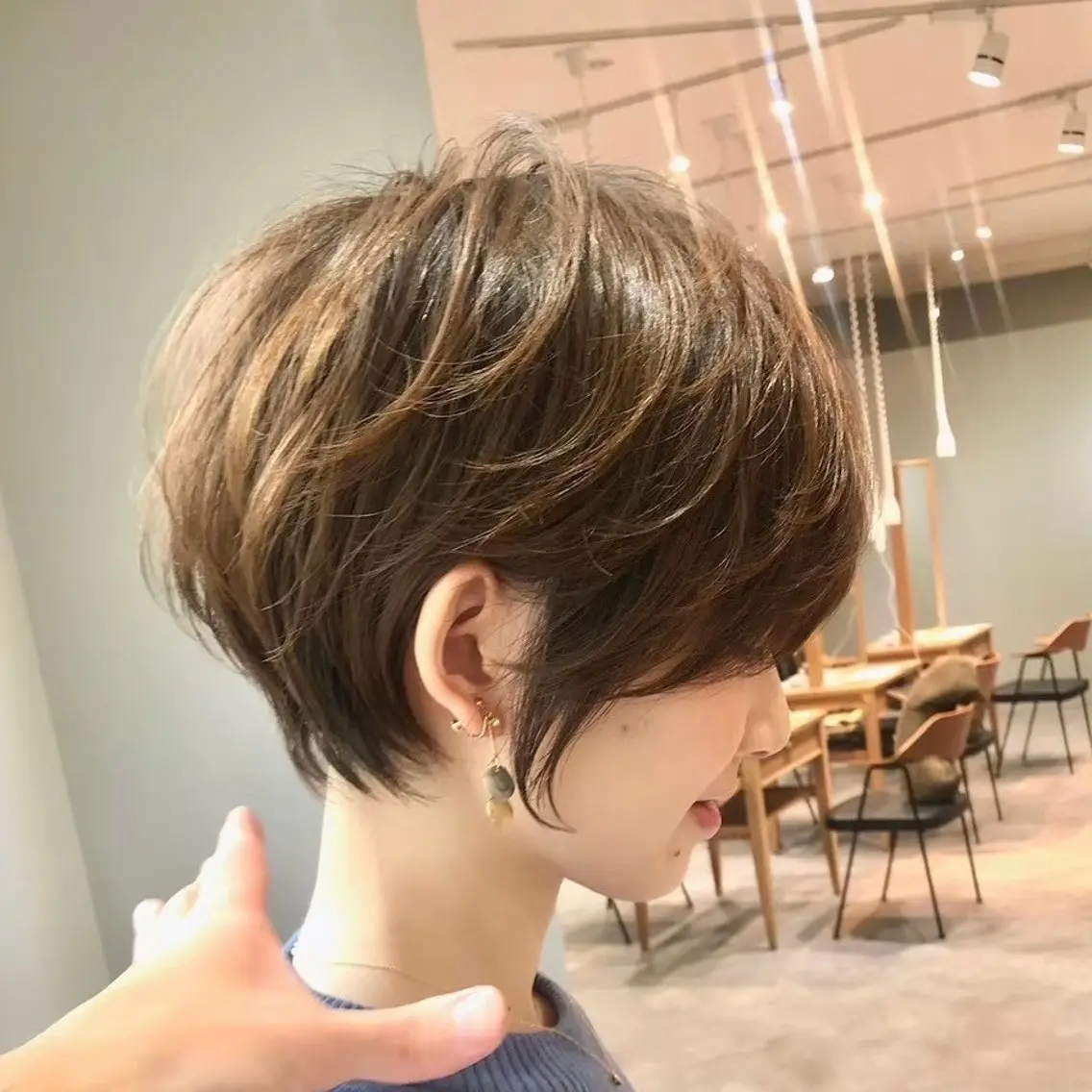 似合わせショートカット+前髪縮毛矯正✨の写真